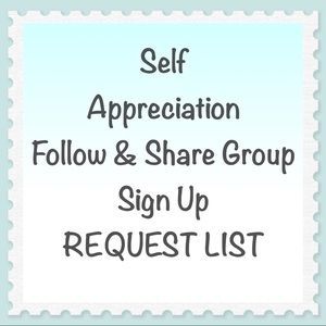 Sign up Self Appreciation List